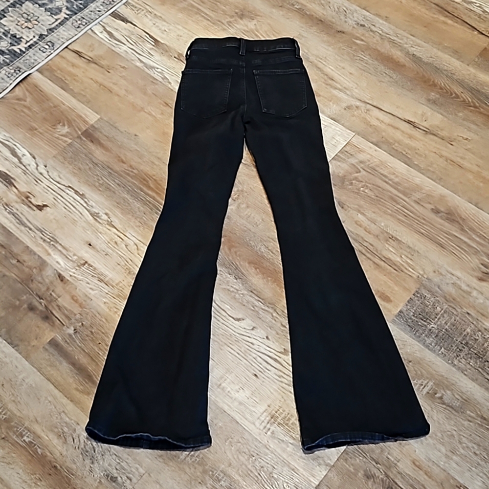 Black Flared Juniors Jeans, Sonoma